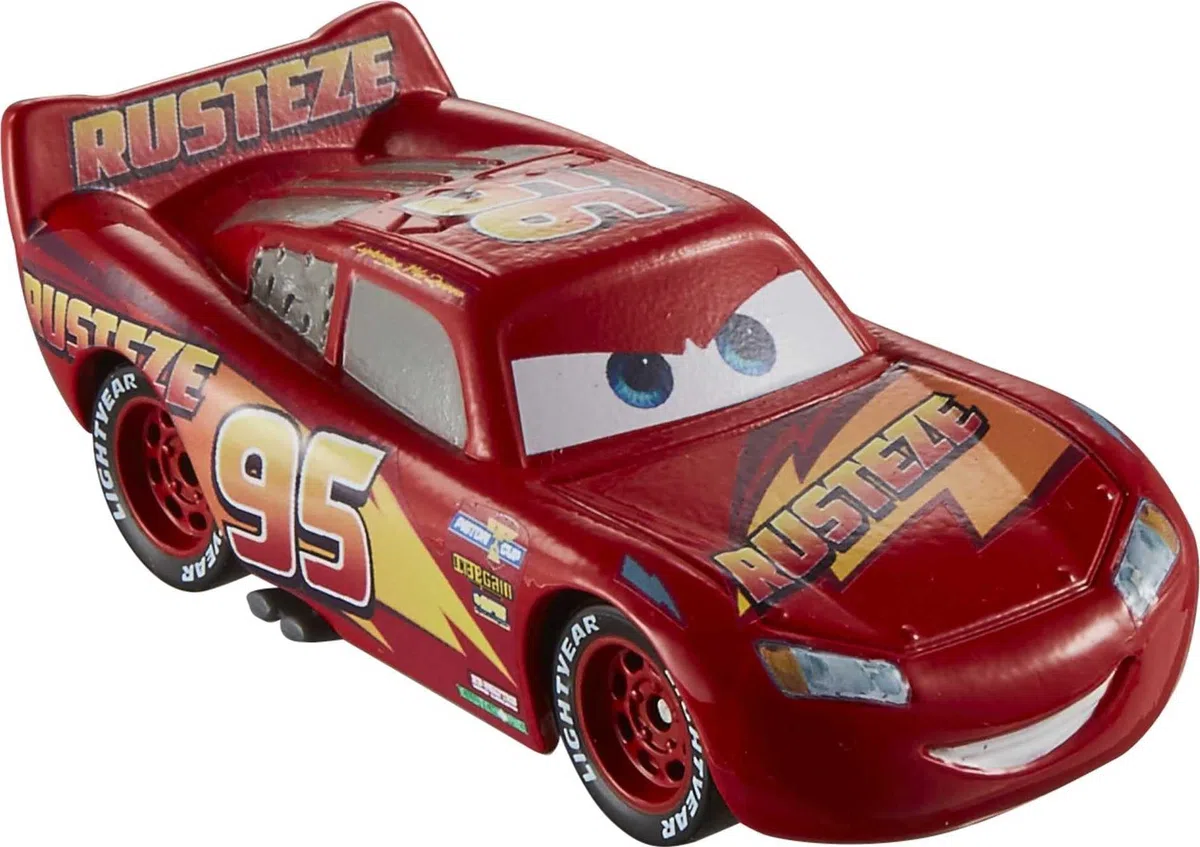 Disney Cars Rust-Eze Lightning Mcqueen Die-Cast Vehicle Versión en inglés
