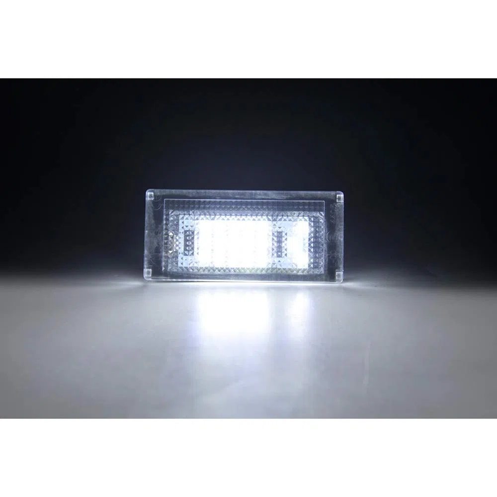 AUTOSTYLE Juego de luces de matrícula LED a medida compatible con Mini One/Cooper/S/Cabrio R50/R52/R53 2001-2006, Negro