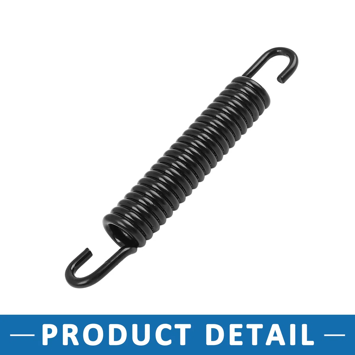 A ABSOPRO Muelle Para Caballete para Moto Principal Soporte Patada Soporte Retorno Resorte para CBT Negro