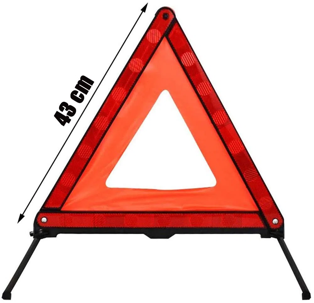 Triángulo Reflectante de Advertencia para Coche,Paquete de 2 triángulos de Advertencia automáticos, para emergencias y averías