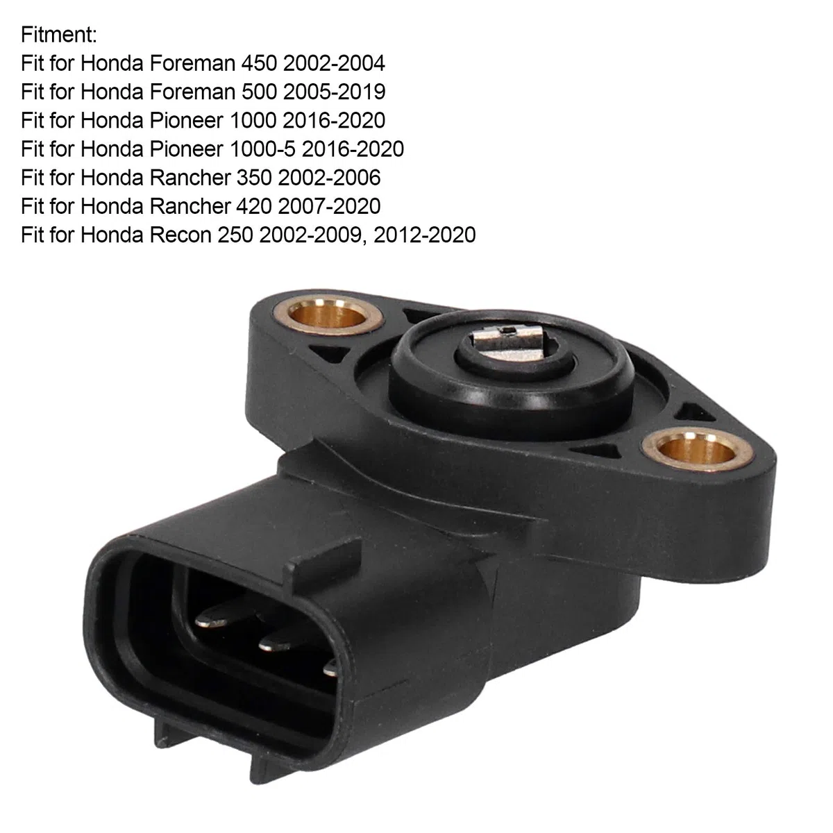 Cambio de posición del sensor de ángulo Honda - Compatible con Foreman, Pioneer, Rancher, Recon - P/N 38800-HR3-A21 - Sensor de posición de marcha, sensor de ángulo de cambio, sensor ATV
