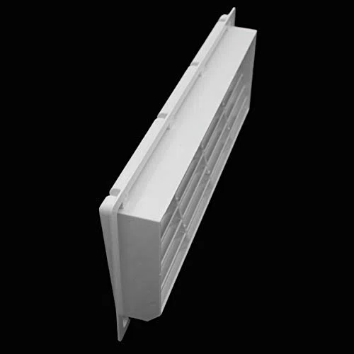 Rejilla de ventilación para nevera de caravana, autocaravana, barco de plástico blanco 374 x 148 mm