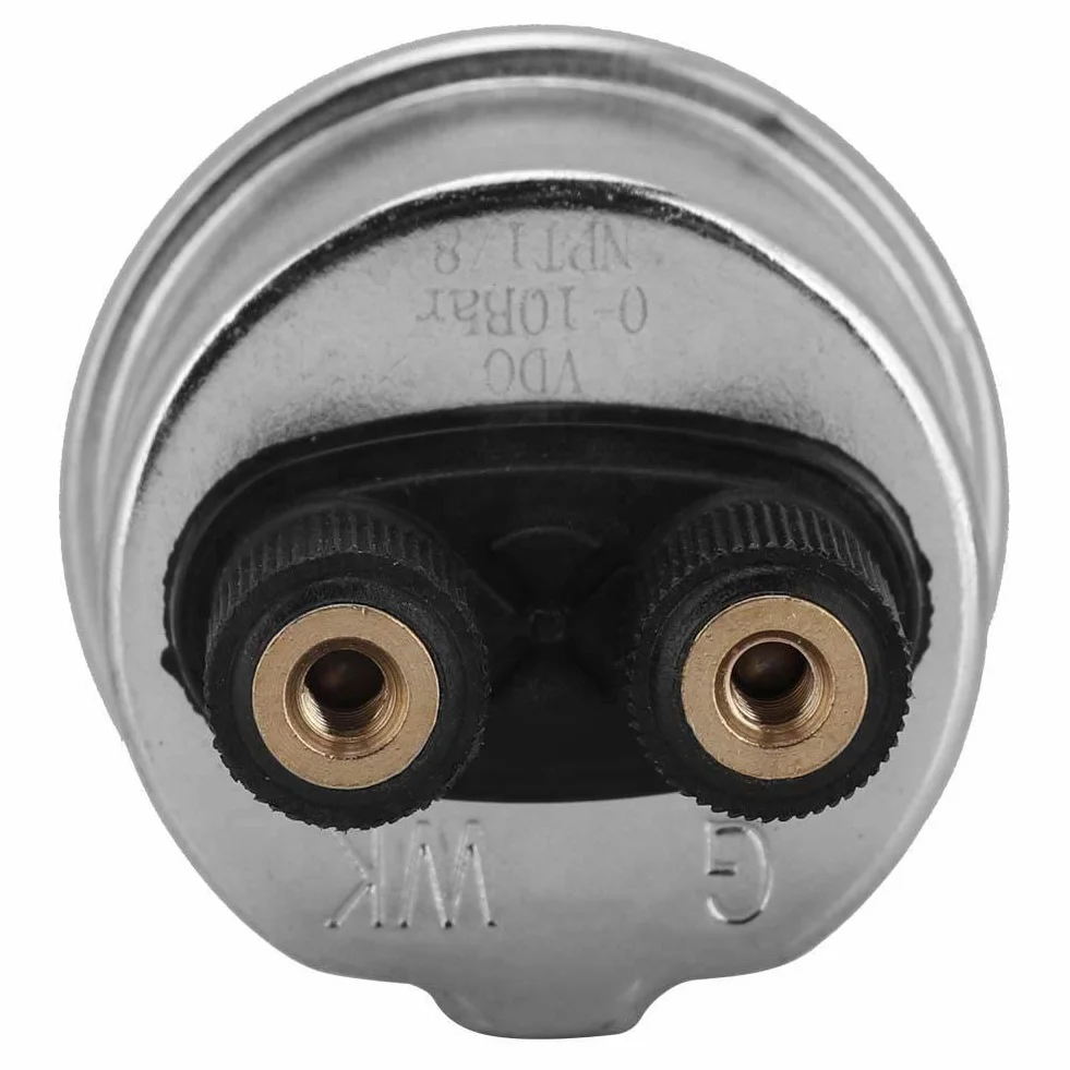 Sensor de Presión Aceite, Rango 0-10 Bares 1/8 NPT Universal para Generadores y Maquinaria Industrial