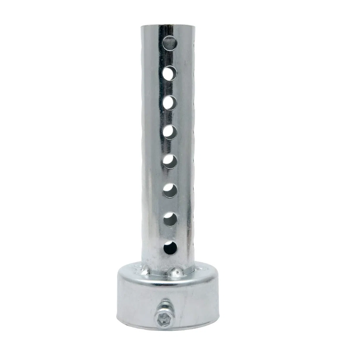 Riloer 2X 42mm Universal para silenciador de escape de motocicleta deflector DB Killer silenciador corto, plateado