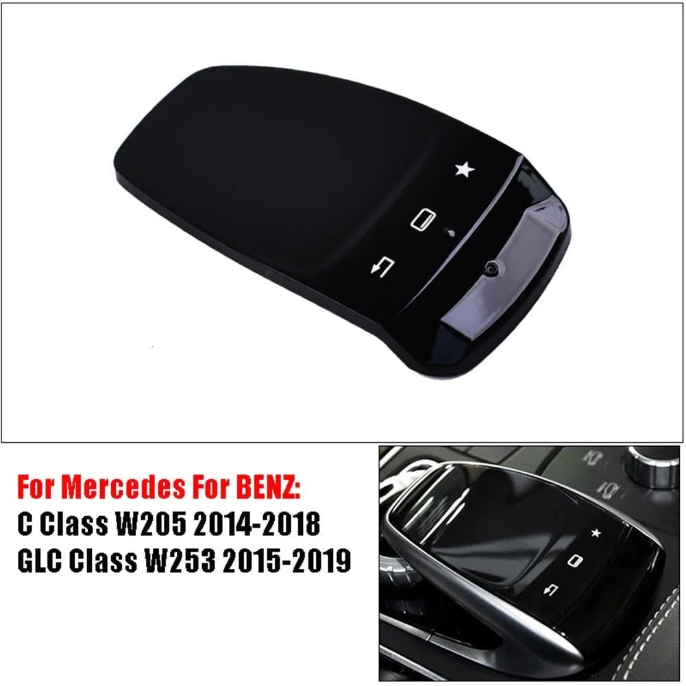 Consola negra con panel de control de escritura a mano para panel táctil Glc-class W253 (2015-2019) - Función de reemplazo directo para coche - Clase C W205 (2014-2018) Plus