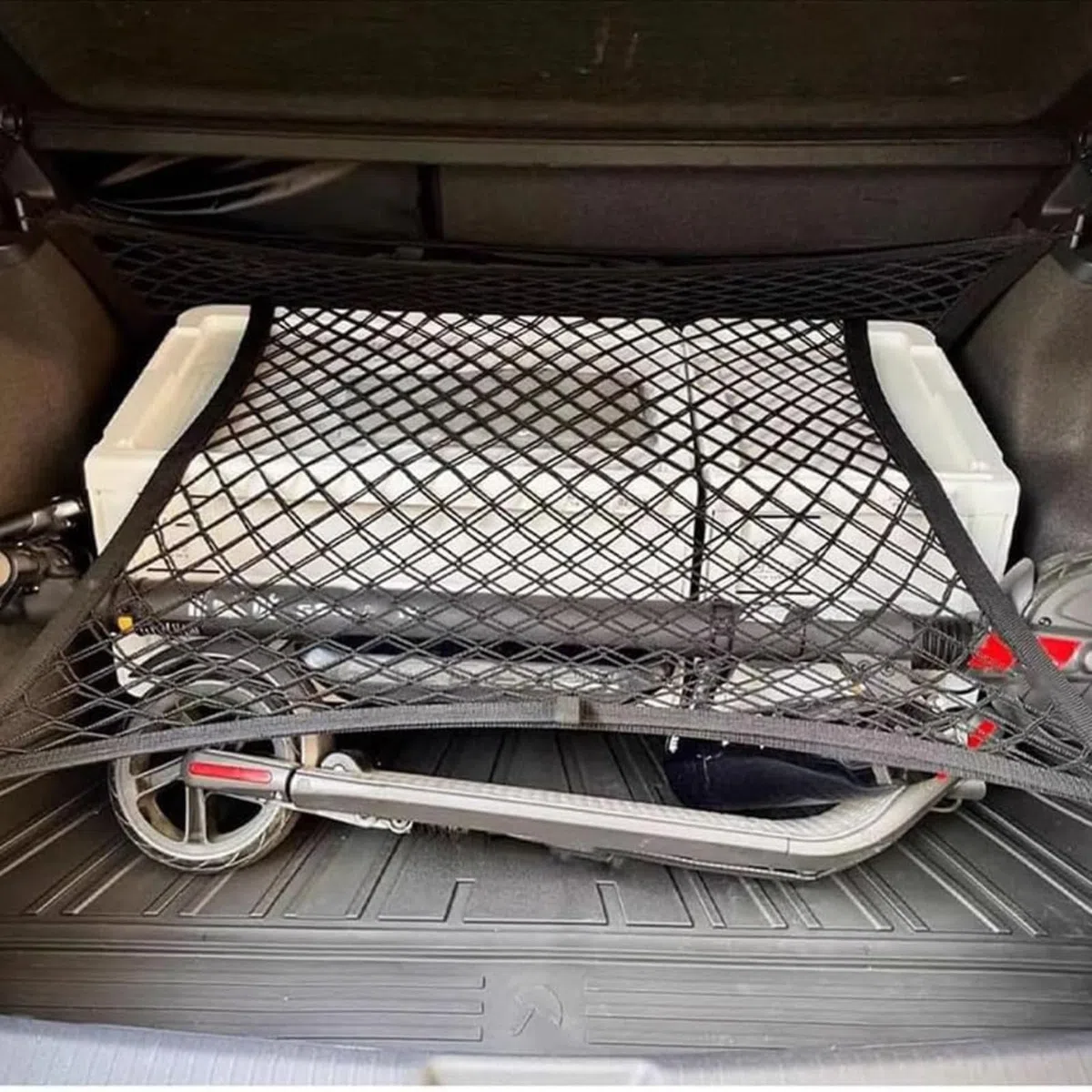 Red de Maletero para Tesla Model 3 Highland 2024-2026, Red de Almacenamiento Coche Organizador de Maletero Antideslizante Material Duradero