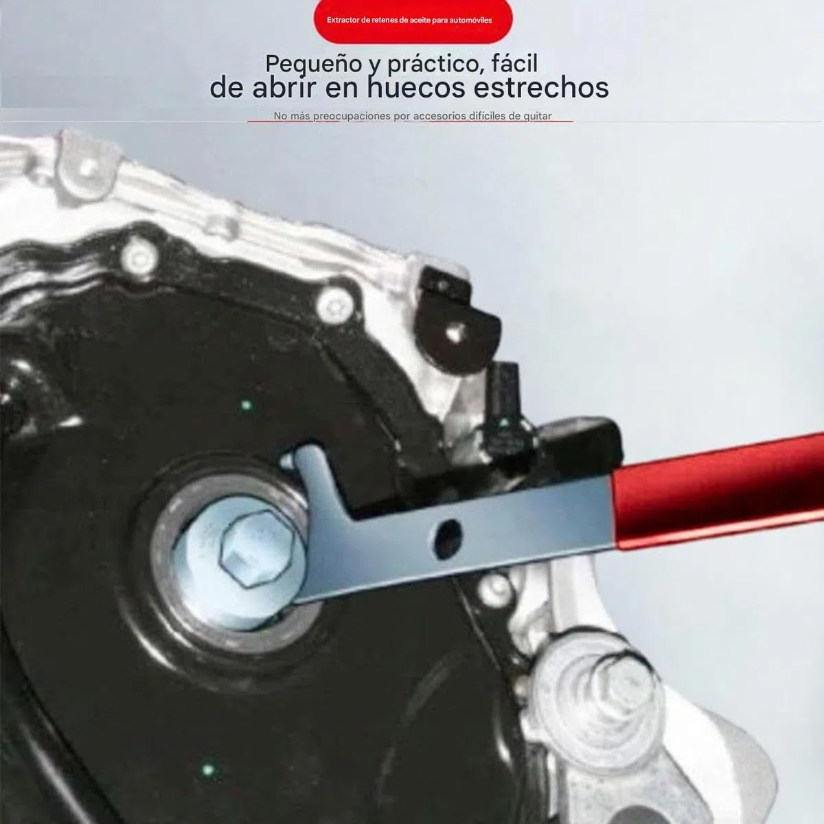 Genérico Extractor de Retenes, Extractor de Retenes del para Vehículos, Juego de 2 Manual Portátil Equipo Robusto Reparación Automotriz para Camionetas Turismos Uso