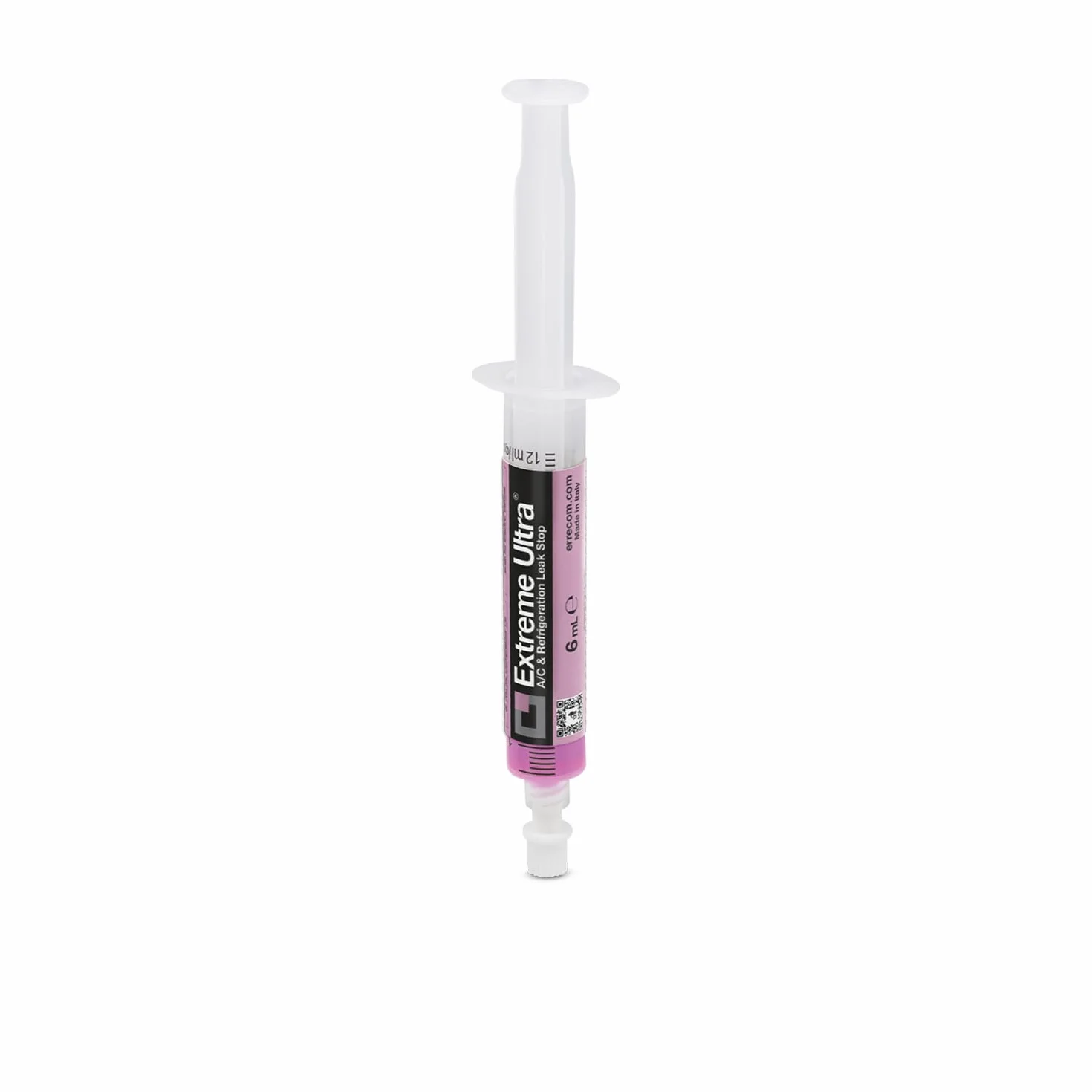 Errecom Extreme Ultra - 6 ml, Sellador de Fugas para Sistemas de Aire Acondicionado y Refrigeración y para Sistemas de Aire Acondicionado de Automóviles (adaptadores no incluidos)