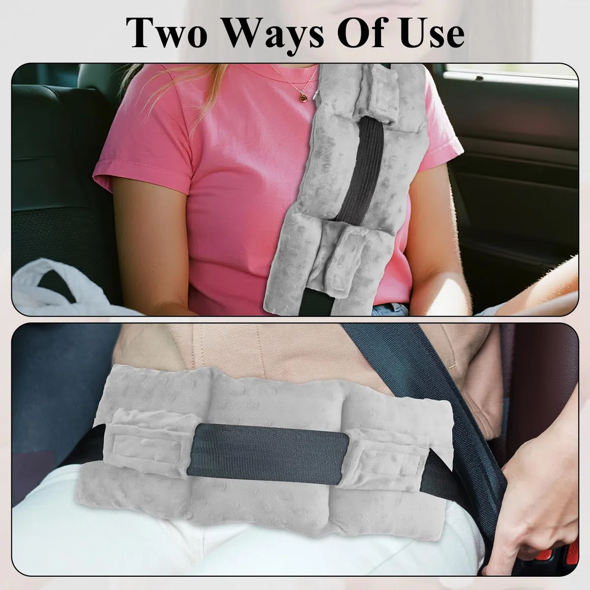 Cojín de histerectomía para cinturón de seguridad, cojín de mastectomía con bolsillo para cáncer uterino, postcirugía abdominal, protección curativa, cesárea, recuperación, almohadilla de coche