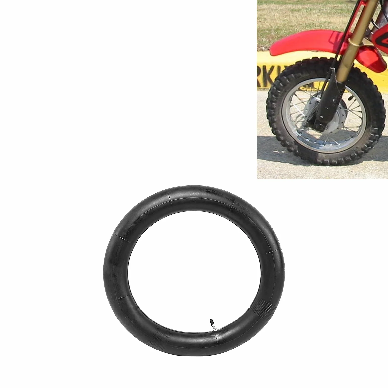 Akozon - Neumático para neumáticos (3.00-10 (80/100-10) con cámara de aire para 3.00-10 Knobby Pit Tire Motocross, Dirt Bike, Off Road