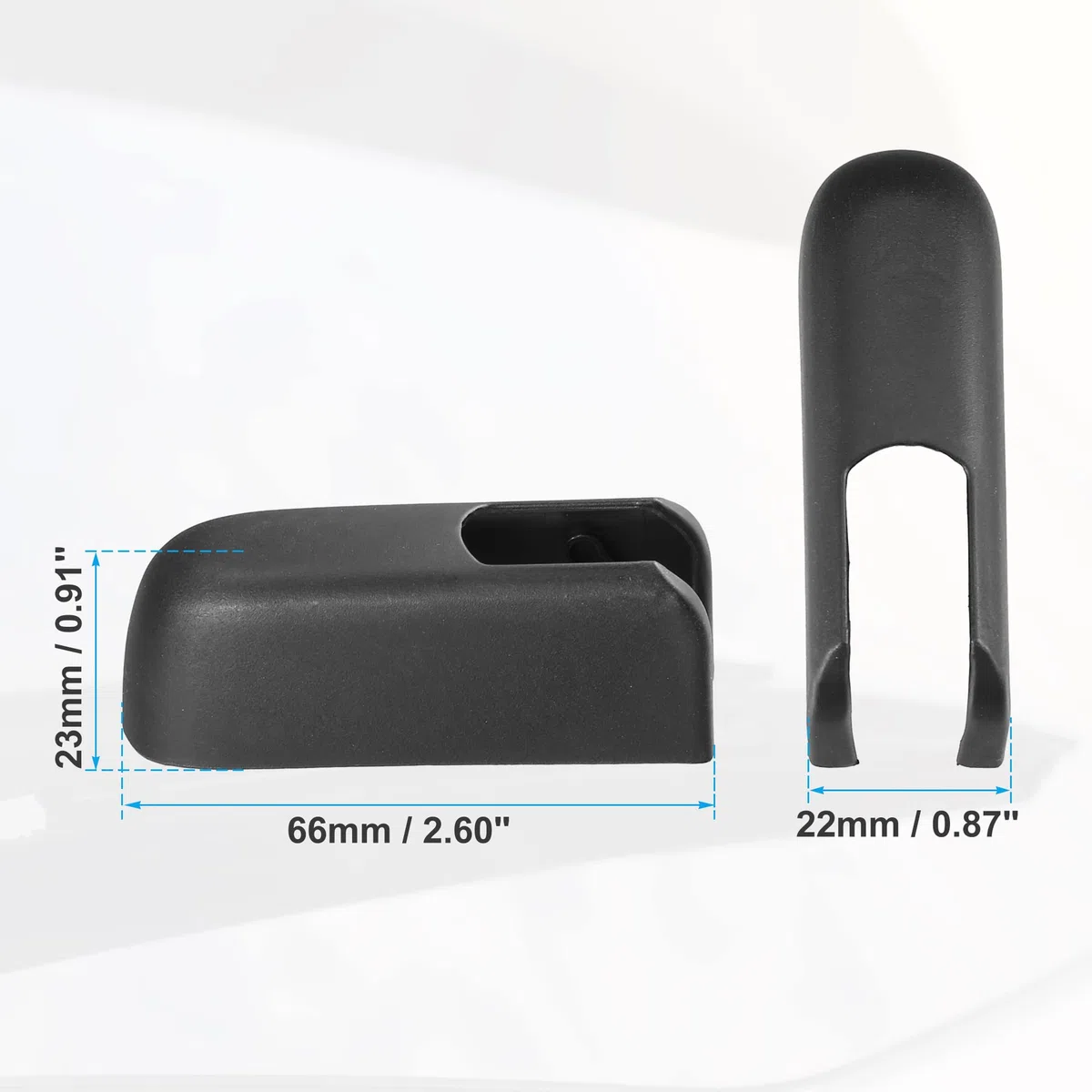 X AUTOHAUX Trasero Parabrisas Limpiaparabrisas Brazo Tuerca Cubierta Tapa para BMW X3 E83-1uds Negro