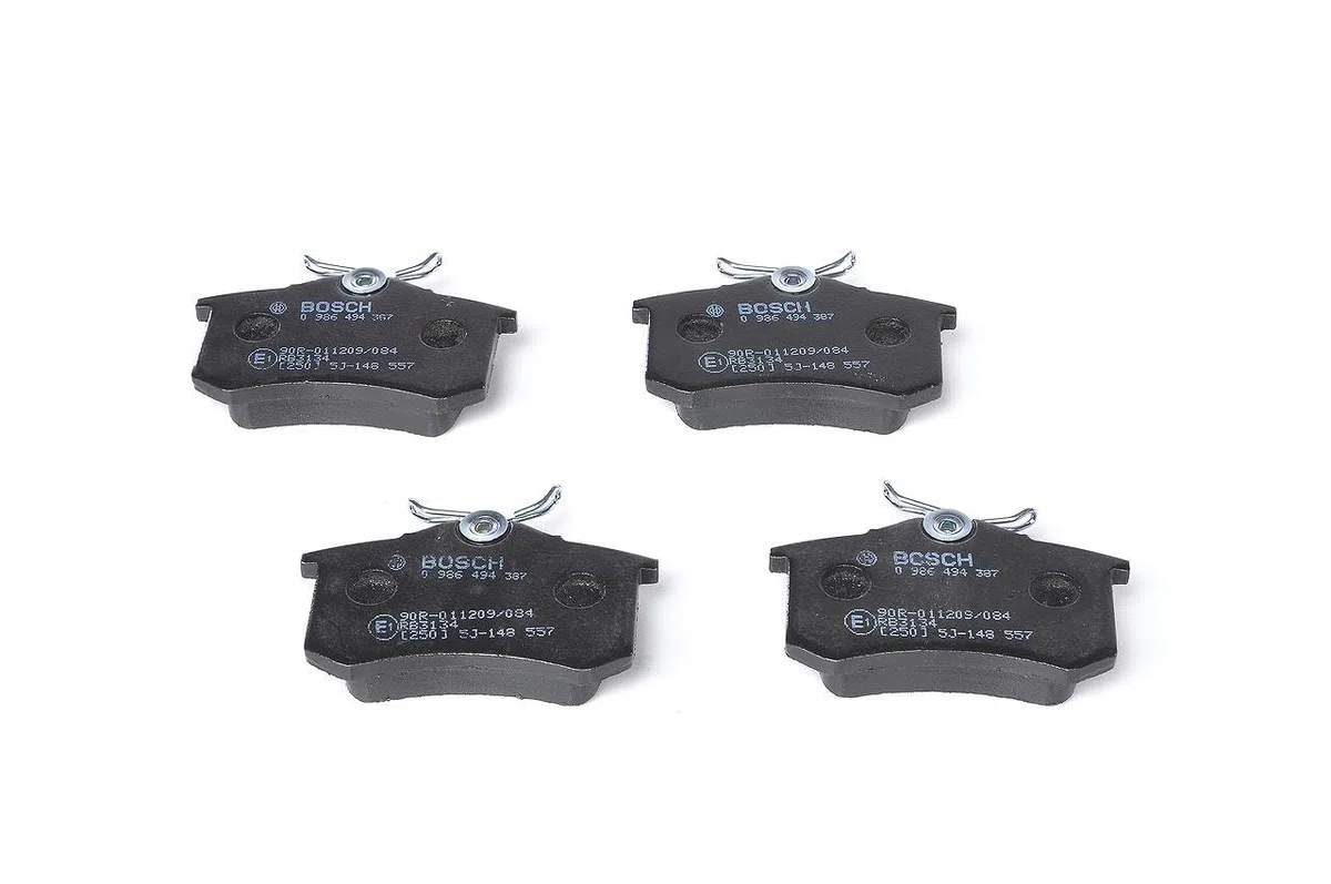 BOSCH Bremsbelagsatz hinten 0986494387