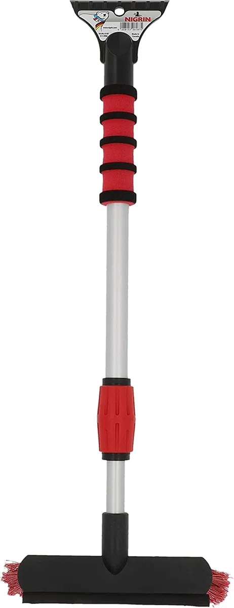 Raspador de Hielo/Cepillo de Nieve/Mango de telescopio (hasta 66 cm de Largo)