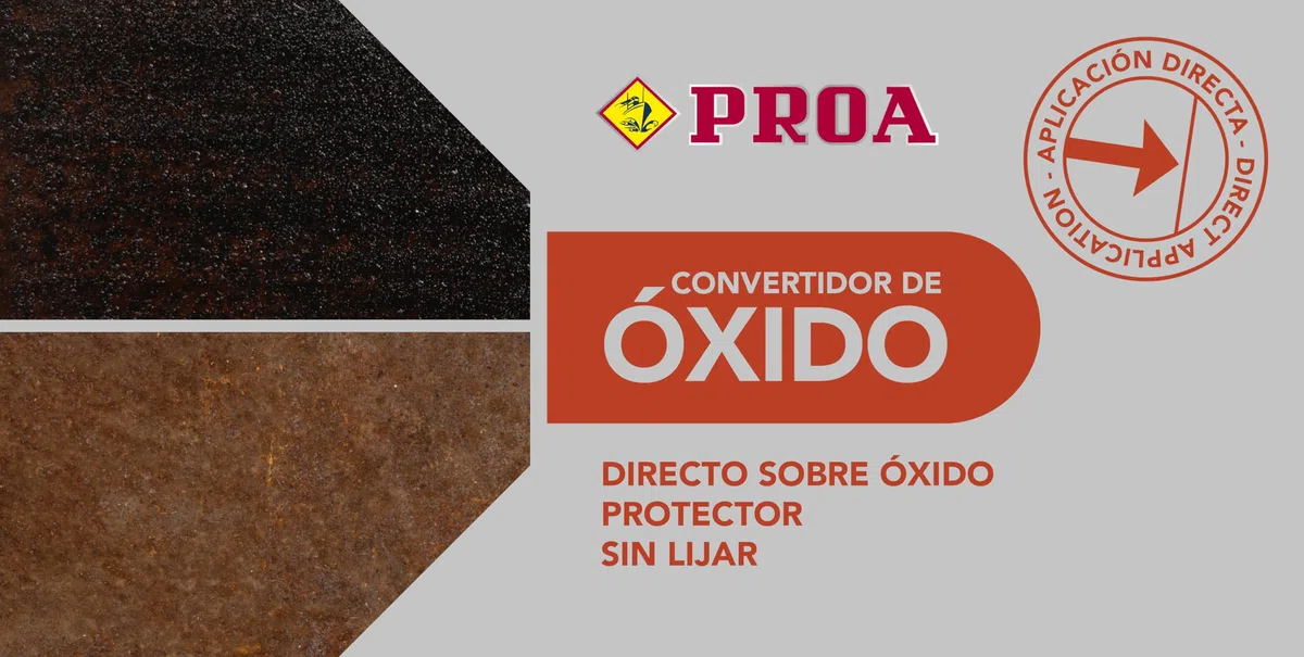 Convertidor de Óxido. 500 ML. Paraliza el óxido. Al agua. Transformador de óxido. PROA. (500, Gramos)