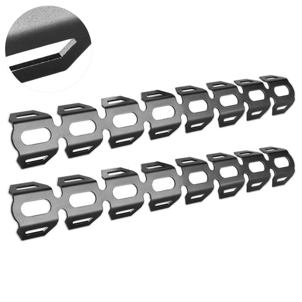 Calor del silenciador de escape, protector del tubo de escape de la motocicleta, cubierta antiescaldadura de aleación de aluminio premium con abrazaderas, protector del talón (Negra)
