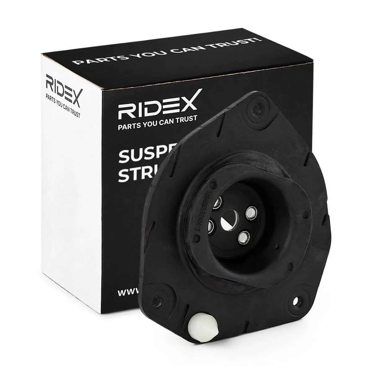 RIDEX 1180S0159 Copela de amortiguador Delantero, ambos lados sin rodamiento de bolas Compatible con RENAULT MEGANE II Ranchera familiar KM0/1