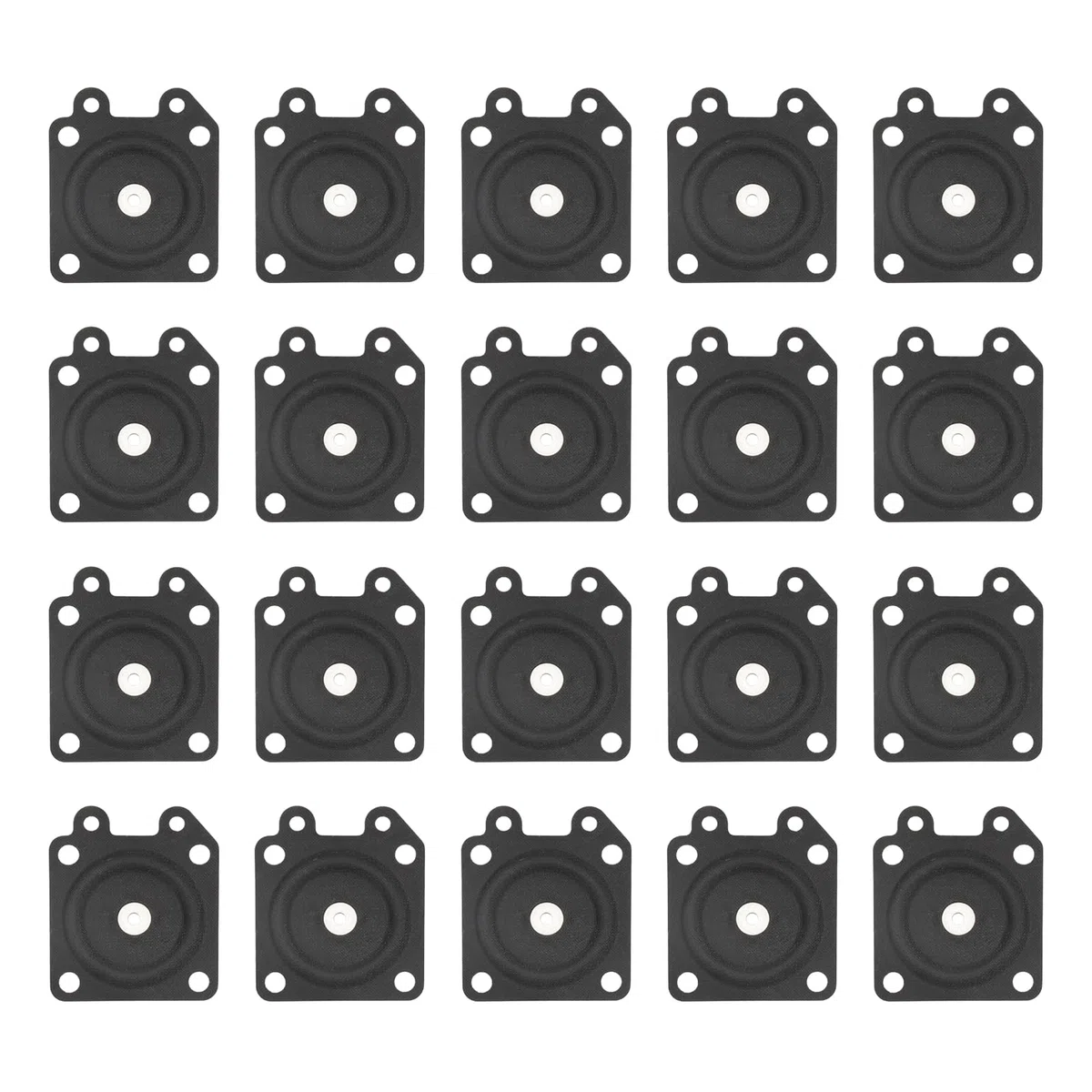 20pcs Juntas Membrana para Carburador para Motosierra WT WY WZ WA Series, Diafragma Kit 95-526 Walbro Reparación Recambios 95-526-8 95-526-9