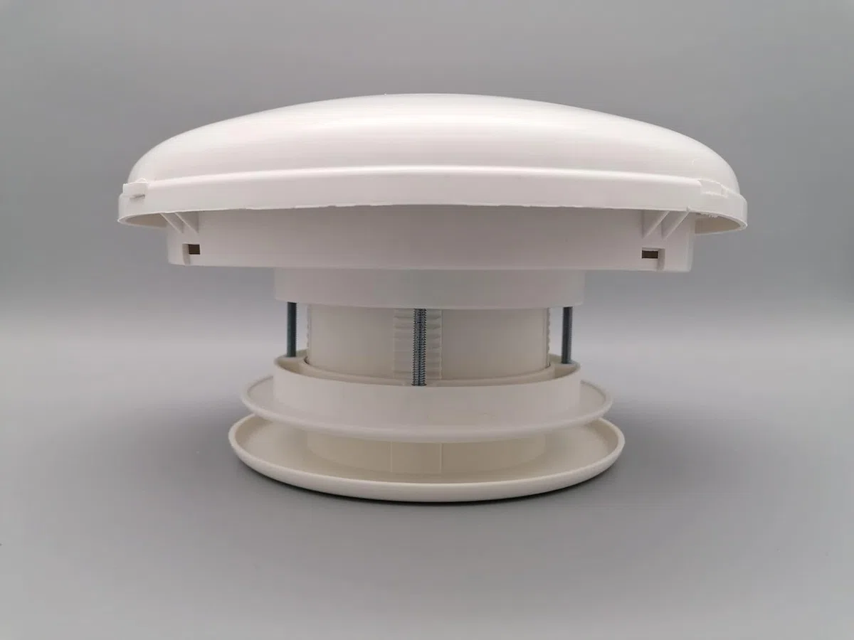 Genérico de CKAPRI Aireador permanente Kit para Caravana de 110mm con rejilla anti insectos + tornillos de montaje