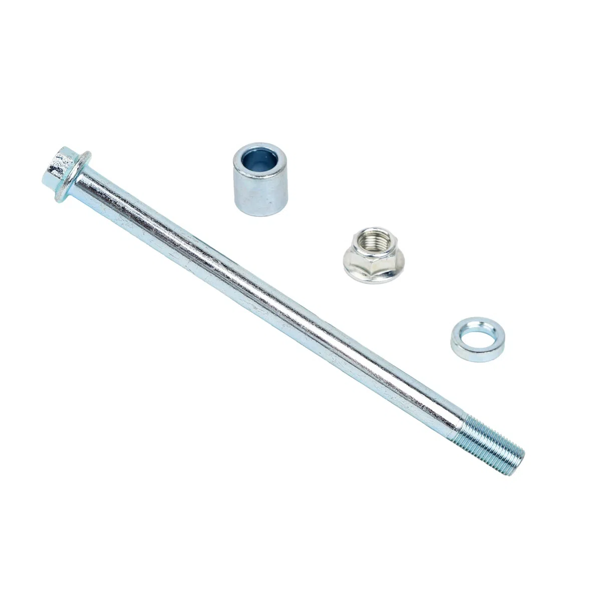 Mokuo Eje delantero trasero de 12 mm y 185 mm con buje de 5 mm y 20 mm, apto para motocicleta, Pit Dirt Bike, ciclomotor, scooter, quad, ATV, mini piezas de bicicleta