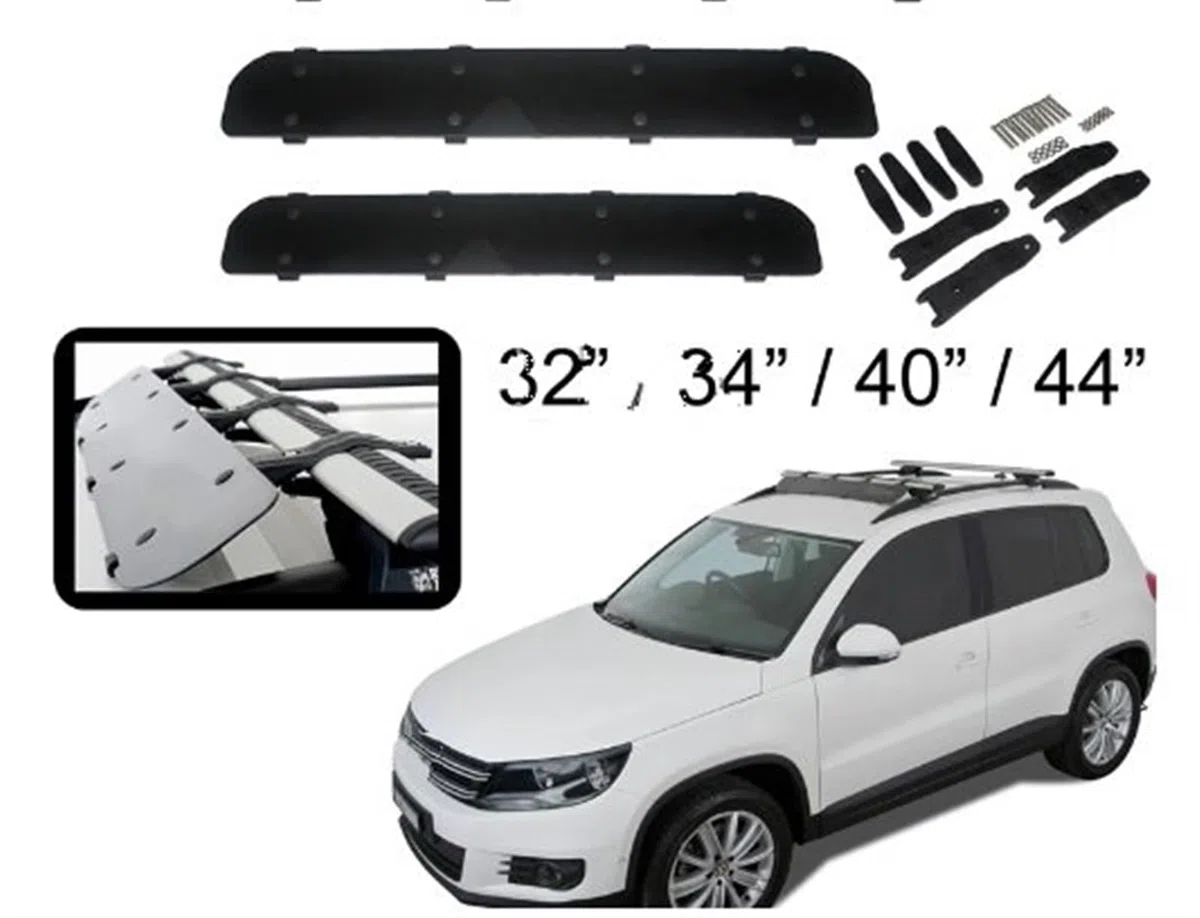 Baca De Coche Deflector De Carenado De Viento De 32 "34" 40 "44" Alerón De Viento De 112cm Estante Techo Coche Deflector De Aire Carga Superior De Coche Barras Transversales