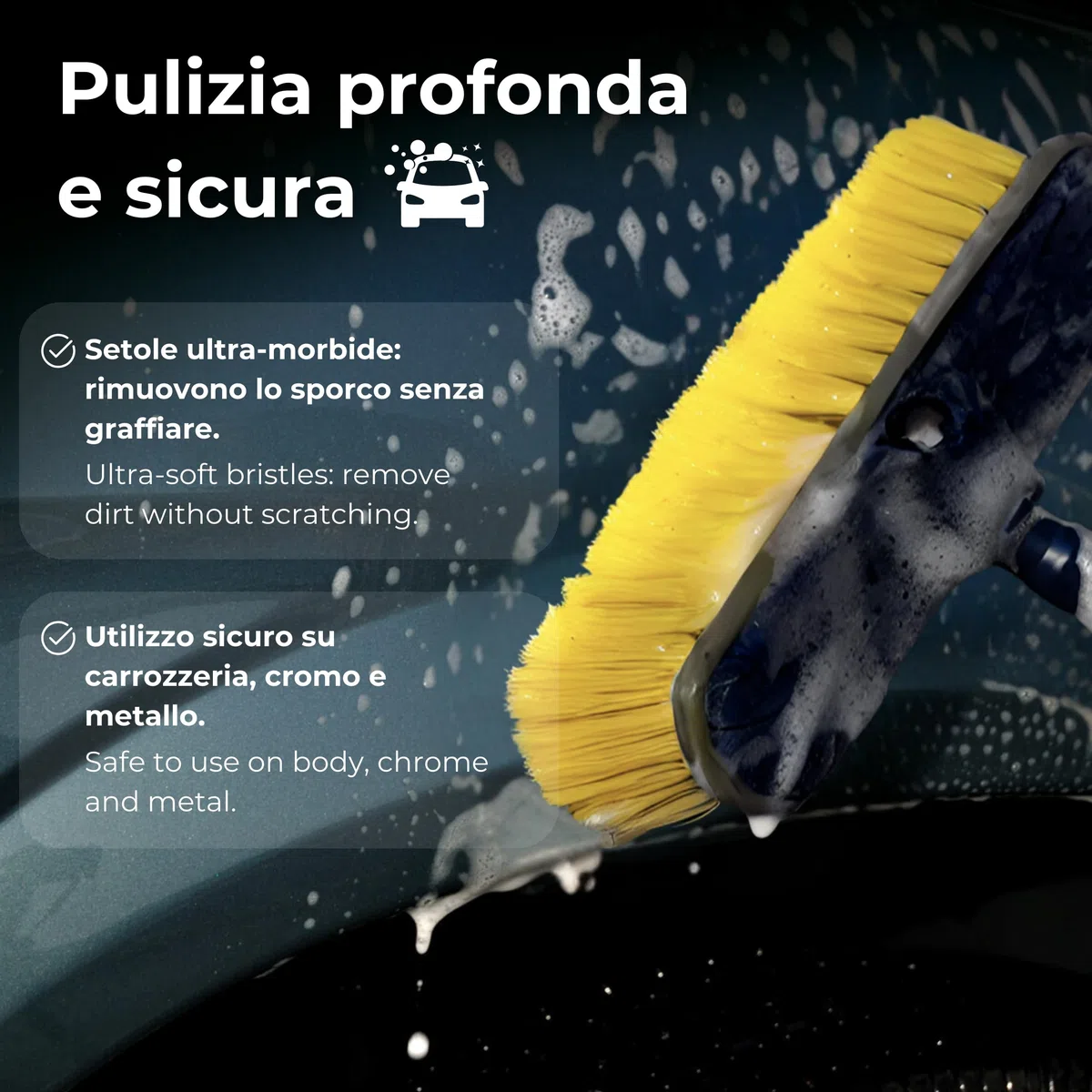 Bottari 32236 Hidrocepillo para Lavado, con Cerdas Sintéticas