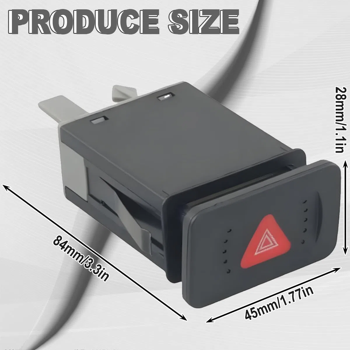 ZAMDOE 1J0953235C Interruptor intermitente de aviso para VW Golf MK4 IV [1998–2005] para Seat Leon [1998–2006] para OPEL Insignia A G09 Astra J P10 1J0953235J