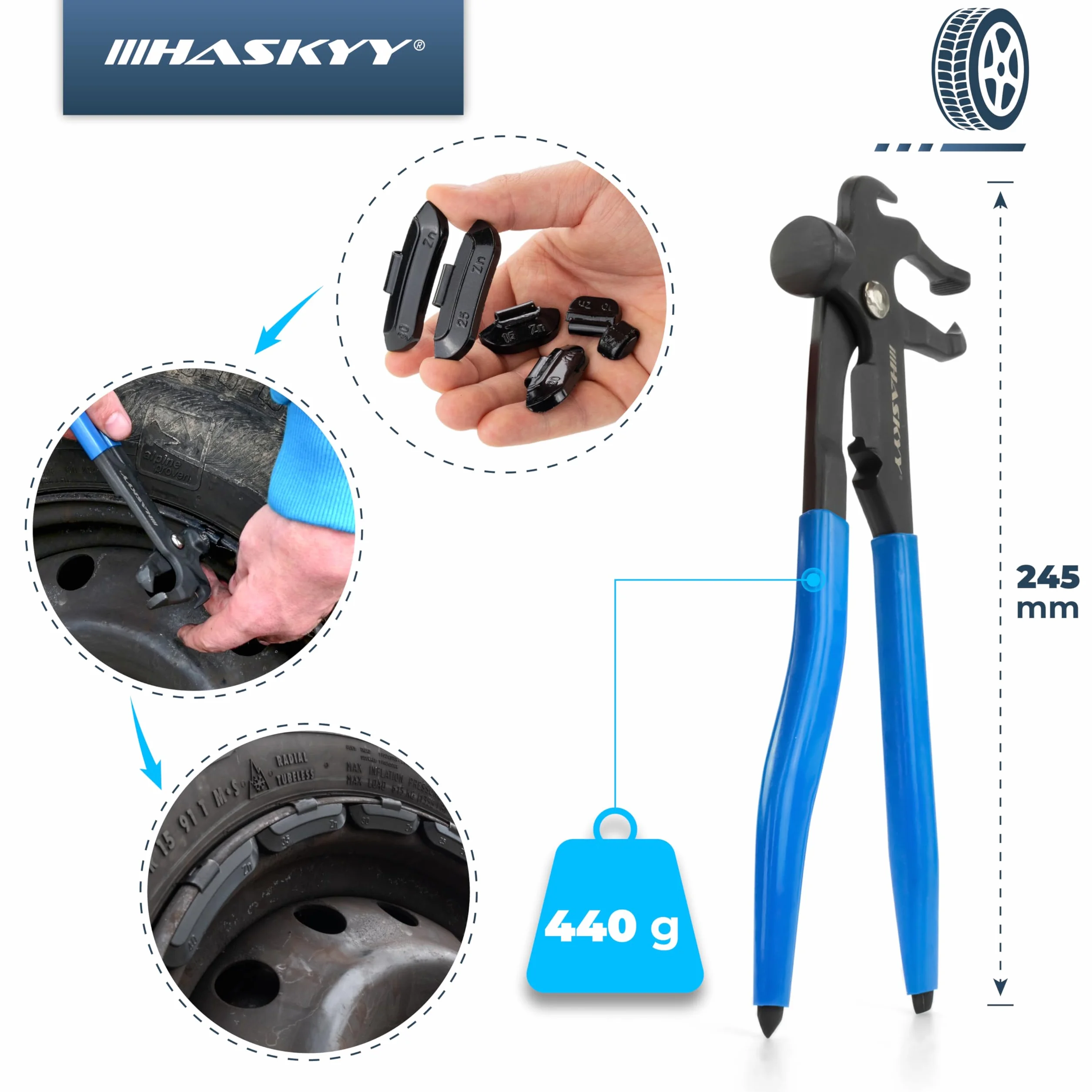 HASKYY Alicates de equilibrio profesional