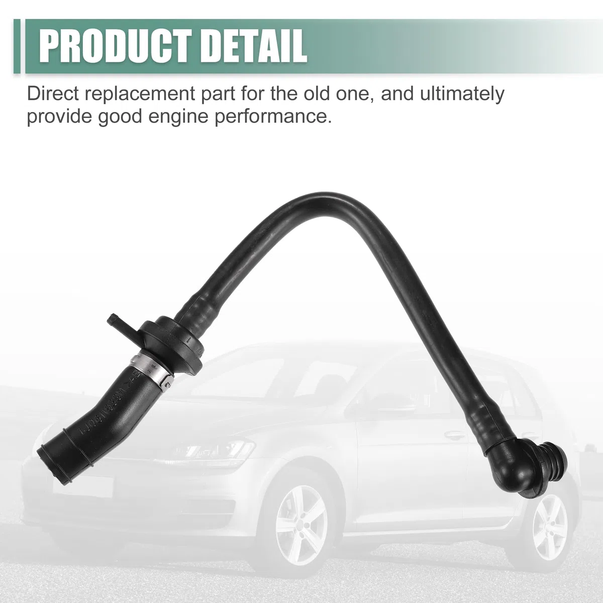 QUARKZMAN Freno Refuerzo Vacío Manguera para Audi A3 1997-2003 No.1J0612041GD Negro