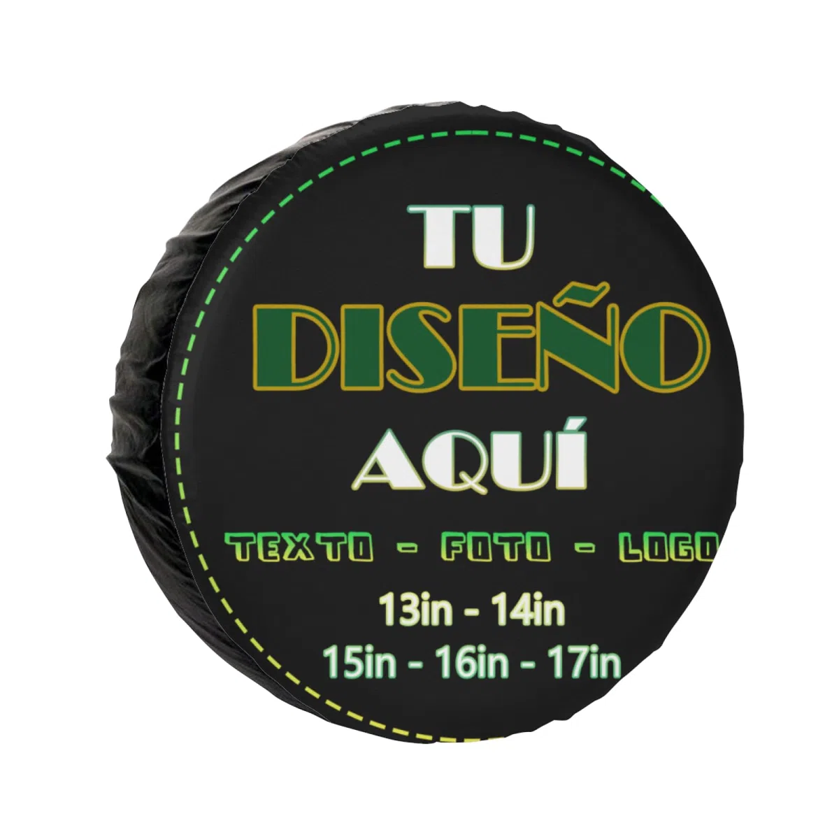 Funda Rueda Repuesto Personalizados agregue su Foto/Logo/Texto Funda de Rueda 4x4 Personalizada de Repuesto Impermeables, a Prueba de Polvo para remolques campistas,RV,SUV