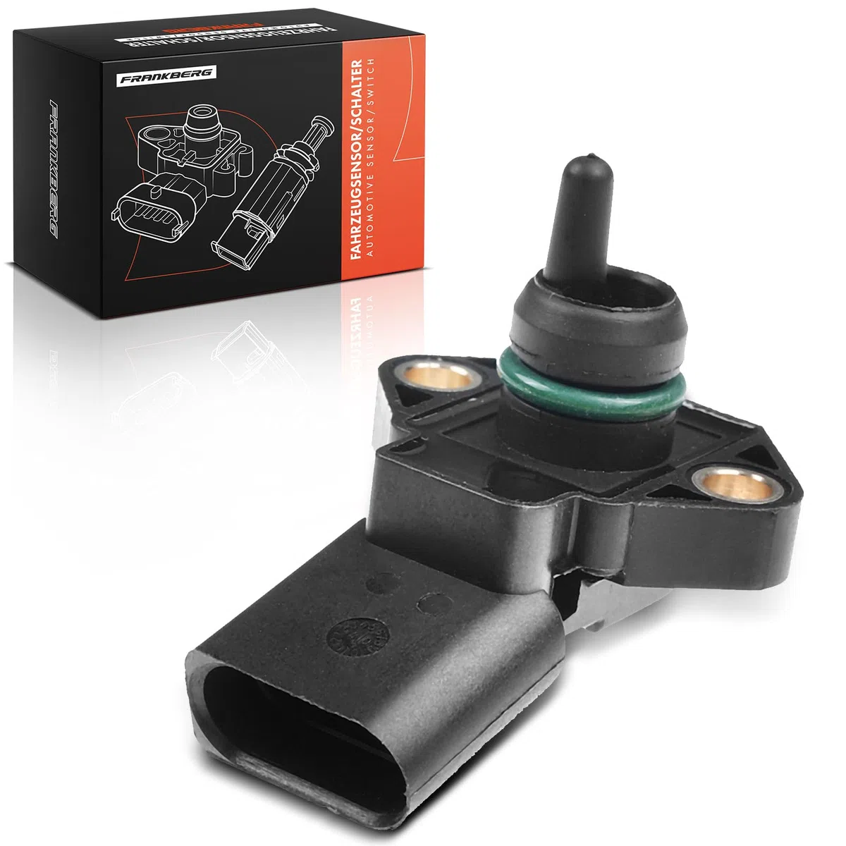 Frankberg Sensor de presión del tubo de aspiración Compatible con Golf IV 1J1 A2 8Z0 TT 8N3 P.a.s.s.a.t Variante 3B6 TT R.o.a.d.s.t.e.r 8N9 Replace# 38906051