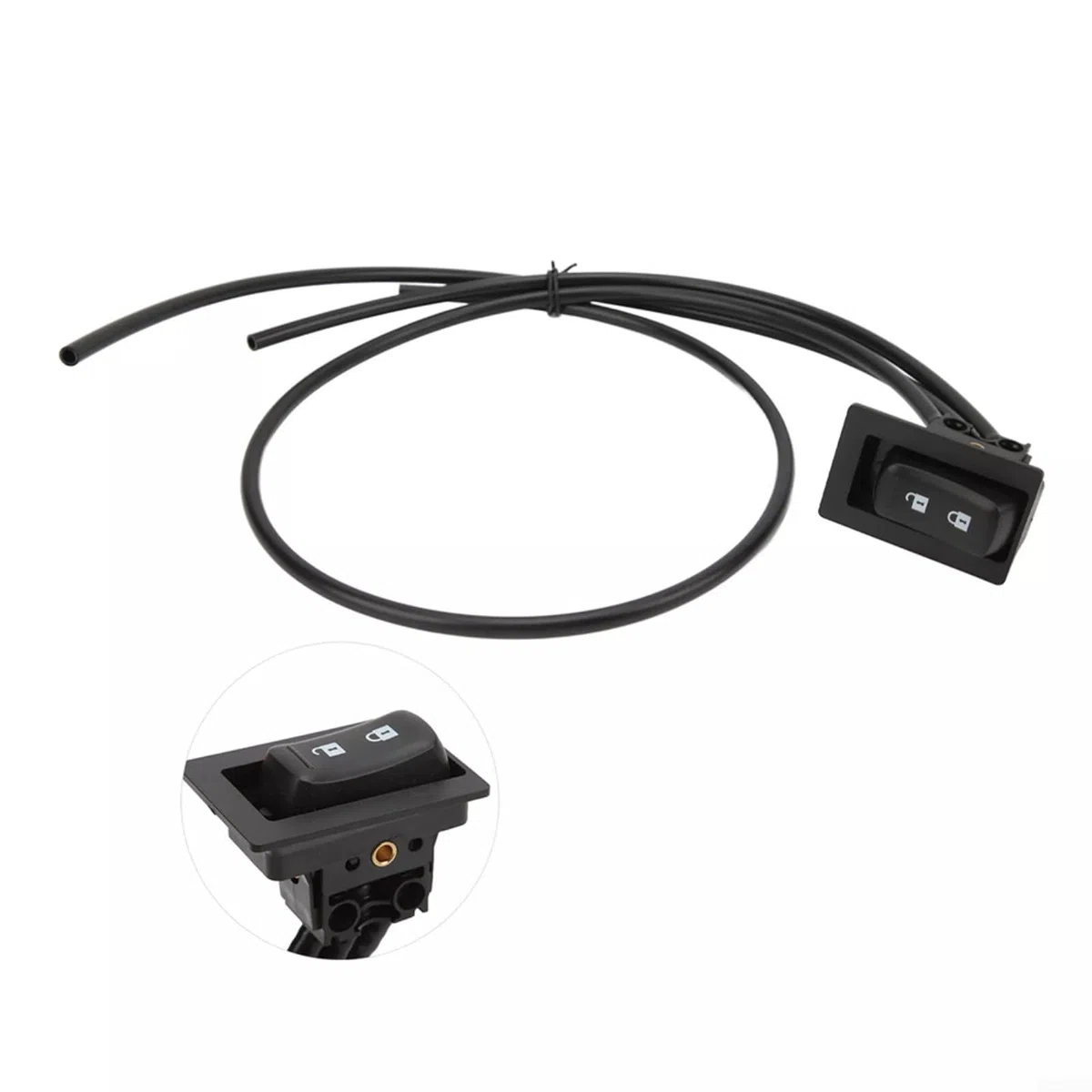 Regulador de volante Interruptor de válvula de aire 2185839 para Scania P/G/R/T Serie Hecho de material ABS de alta calidad Anticorrosión Resistente al desgaste Fácil instalación Negro