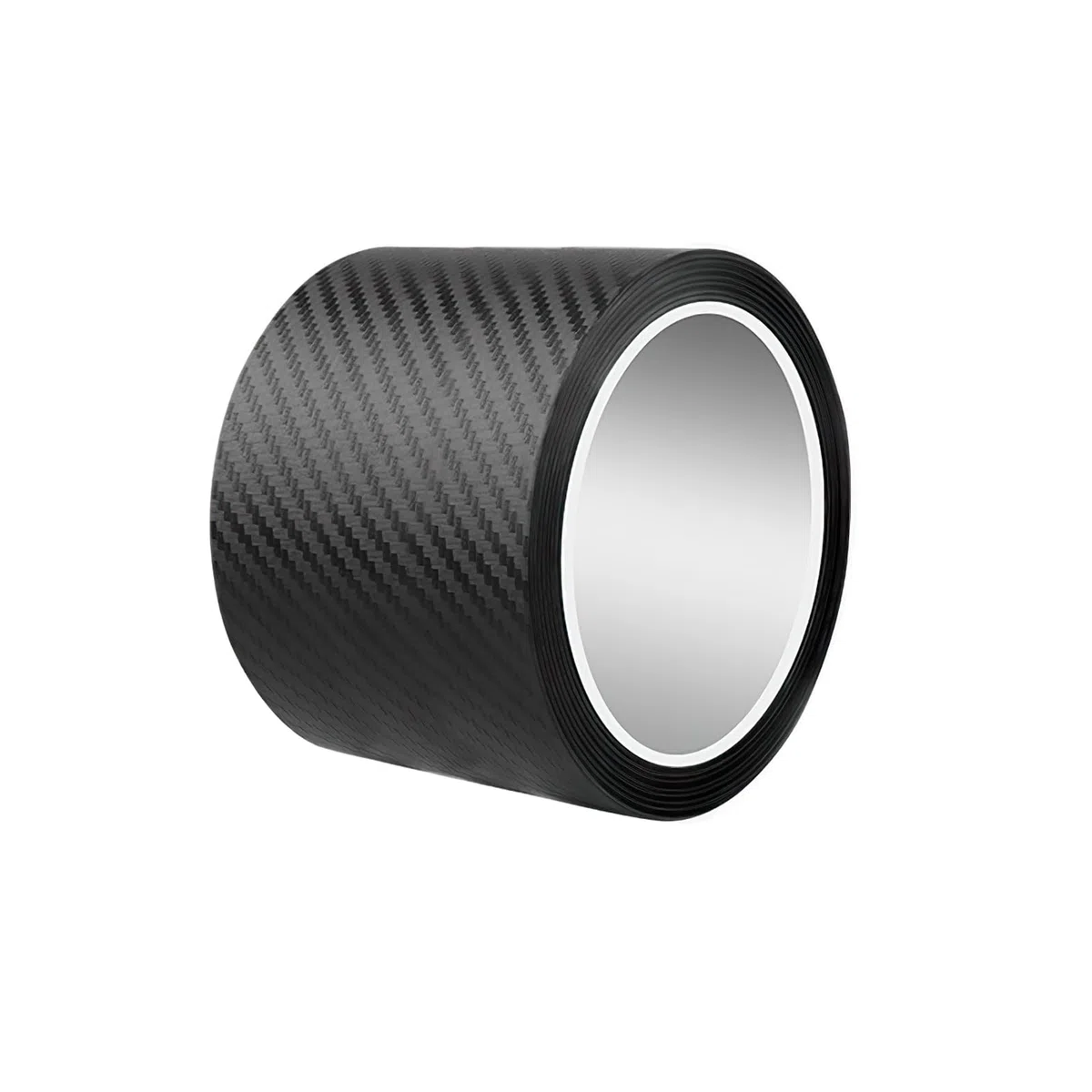 Tiras de Fibra de Carbono para Coche(5CM*3M) - Película Protectora Antiarañazos - Detalle de Fibra de Carbono Seca - Cinta de Vinilo para Borde de Puerta - Etiqueta