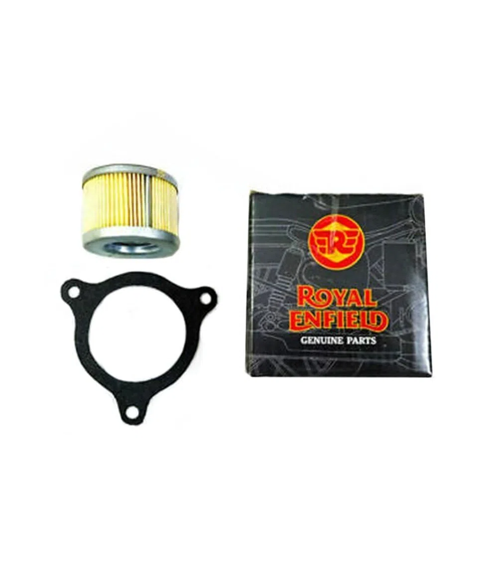 Filtro de aceite AEspares con sello. Compatible con Royal Enfield Himalayan + Scram 411cc 4888464