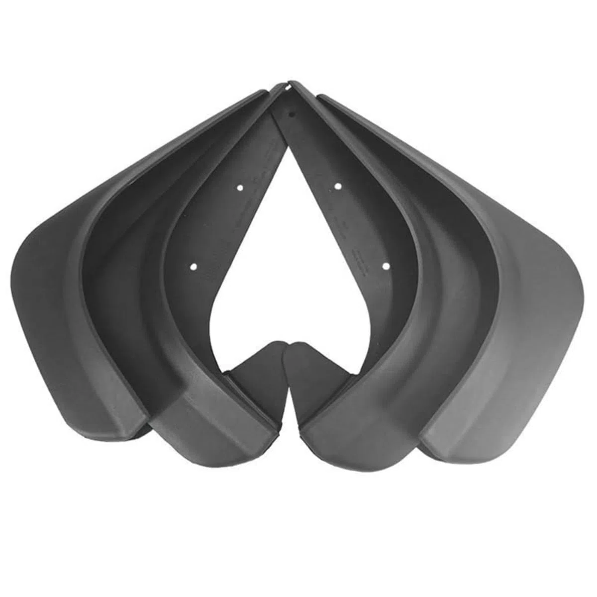 para Renault Rafale Hybrid 2024 2025 2026 Faldillas Antibarro, Guardabarros Delanteros y Traseros de PP Flexible, Kit de 4 Piezas con Tornillos de Montaje