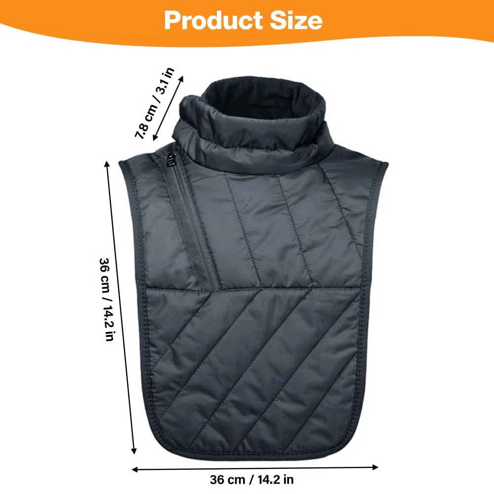 Calentador de Cuello para Moto, Protector de Cuello de Moto al Aire Libre, Grueso, Resistente al Viento e Impermeable, Ideal para Montar a Caballo, Moto, Ciclismo
