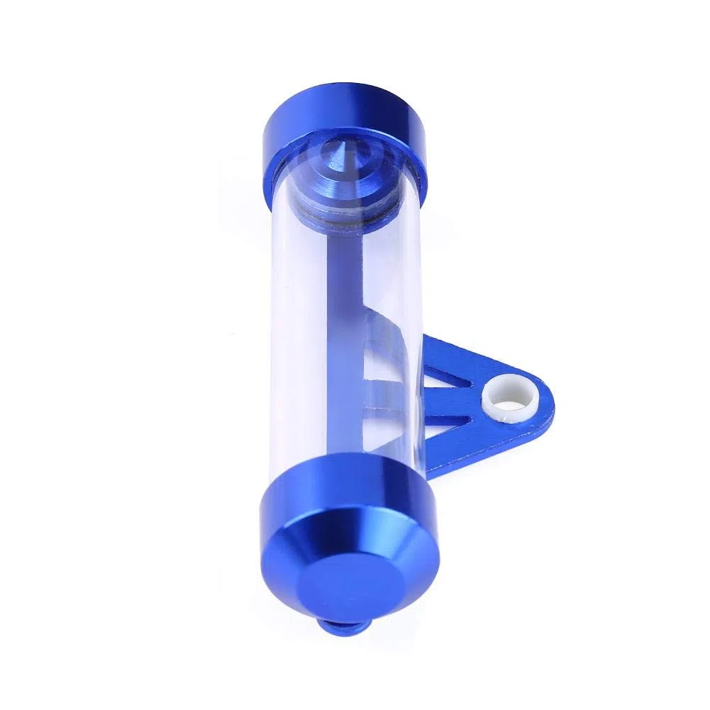 Tubo de disco de impuestos de motocicleta Tbest,Tubo de disco de impuestos seguro de motocicleta universal Marco de soporte cilíndrico a prueba de agua(Azul)