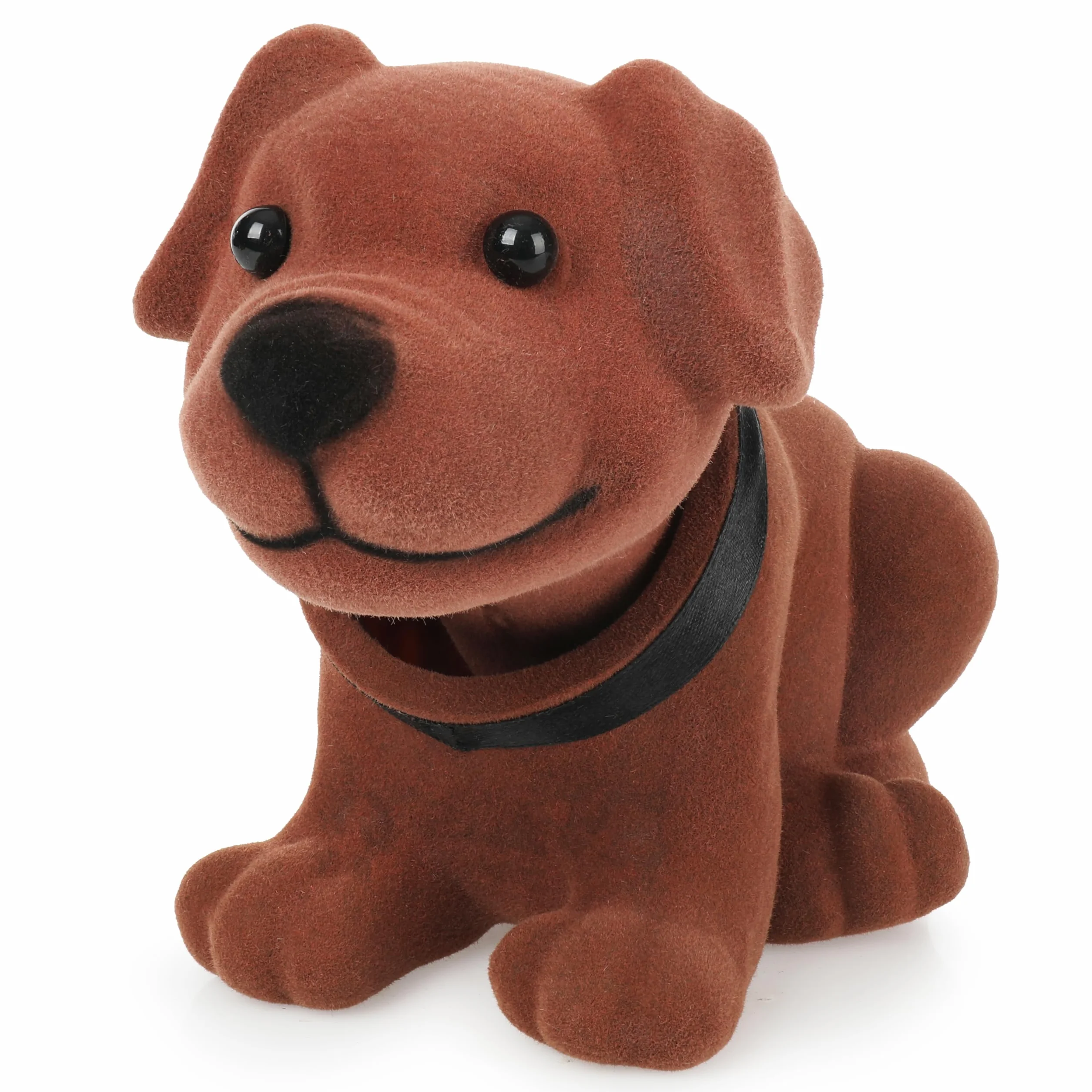 Toys4Boys Perro tambaleante de 20 x 13 cm, cabeza de perro salchicha tambaleante, muñeca de resina, perro tambaleante para decoración del interior del coche, decoración de salpicadero, utilizado para