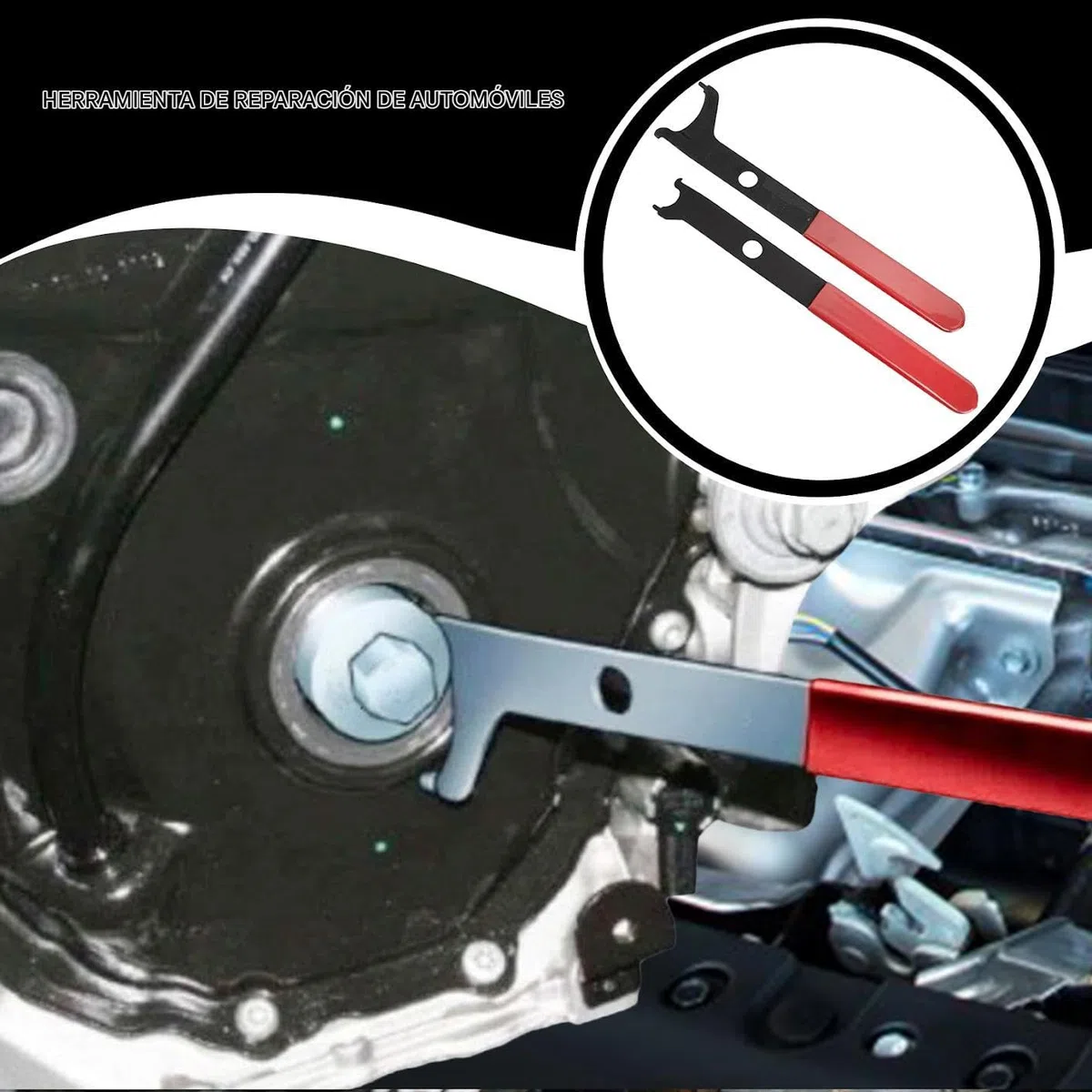 Genérico Extractor de Retenes, Extractor de Retenes del para Vehículos, Juego de 2 Manual Portátil Equipo Robusto Reparación Automotriz para Camionetas Turismos Uso