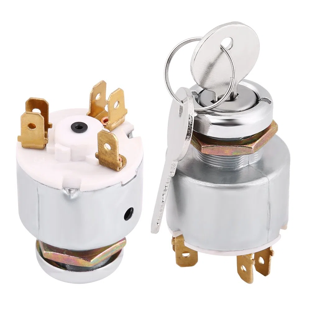 Interruptor de Arranque Universal 12V, Interruptor ON/OFF con 2 llaves
