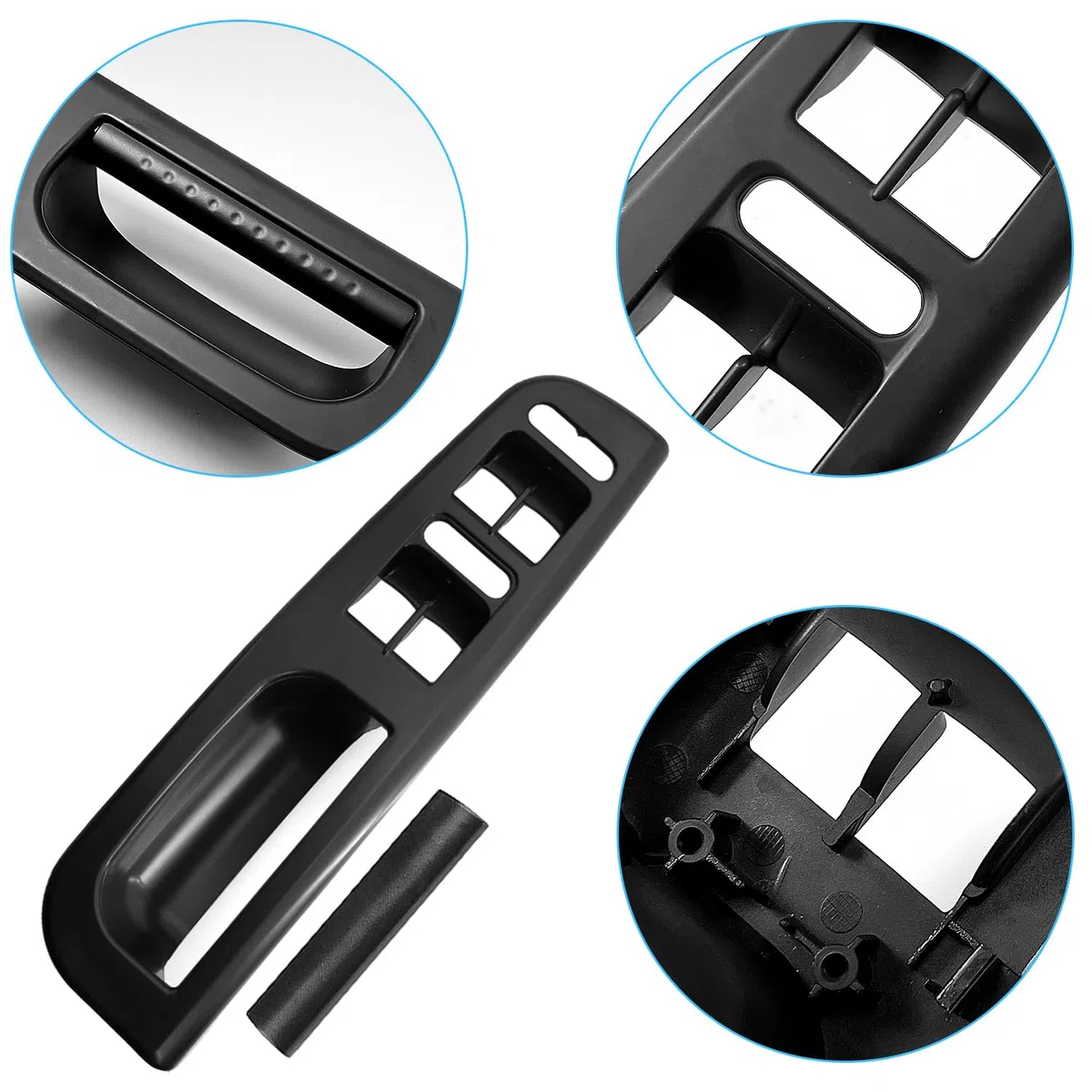 5 piezas Funda Protectora para Manillar de Coche, 3 Manijas + 1 Placa de Elevación + 1 Accesorios de Placa de Elevación, Auto Accesorios, Compatible con Bora Golf IV J-etta