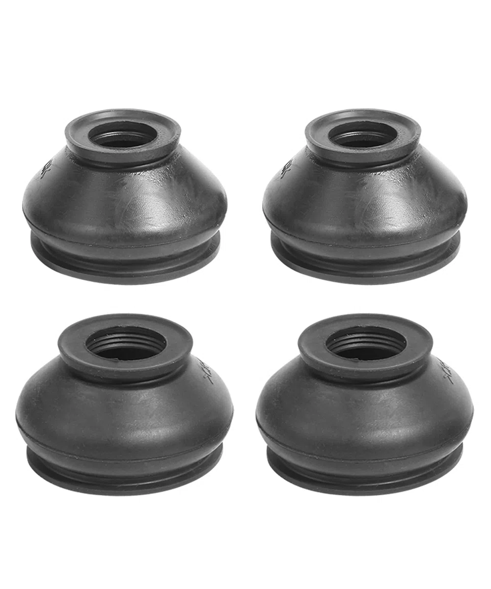 4PCS Automóvil Cubierta De Polvo De Rótula,Auto Dirección Suspensión Articulaciones Rótulas Cabeza,Cubierta Goma Universal del Polvo De La Junta Esférica,Compatible con la Mayoría de Coches