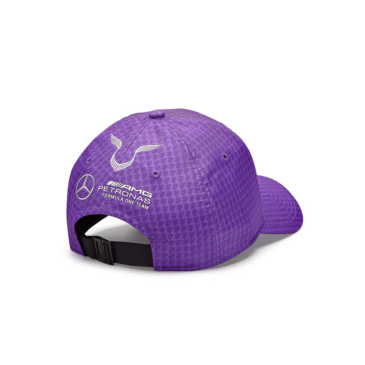 Mercedes AMG Petronas Formula One Team - Gorra Infantil de Lewis Hamilton 2023 - Morado - Talla única