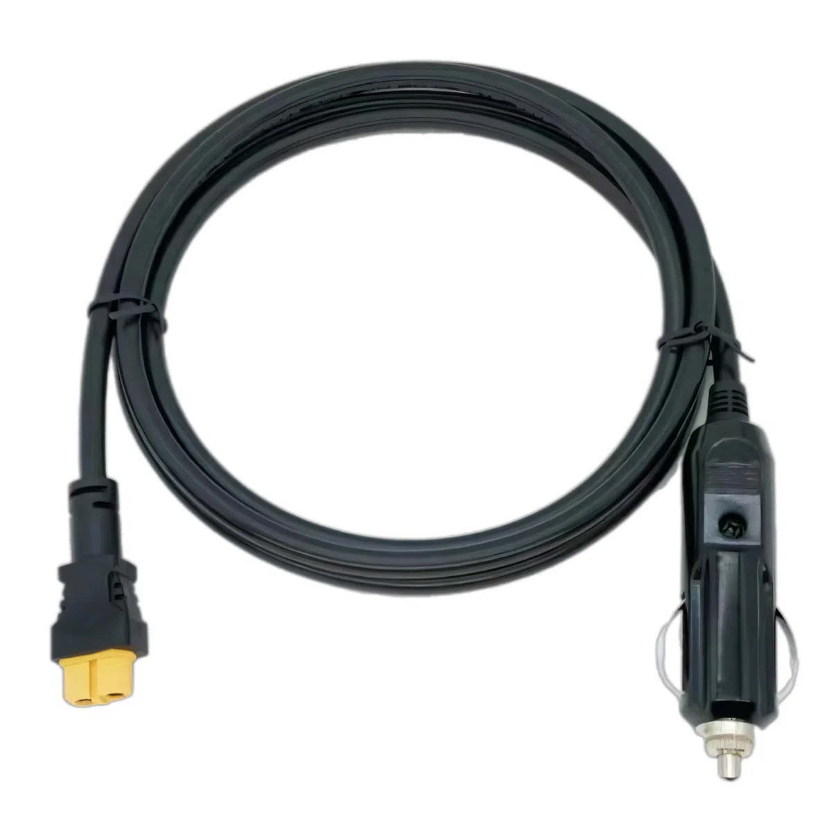 Cable para encendedor de cigarrillos (12 V/24 V, a XT60, hembra 1,5 m, 16 AWG, adaptador de coche para ECOFLOW DELTA 2/3/2 Max, Power Station, generador solar, batería portátil, XT60 de