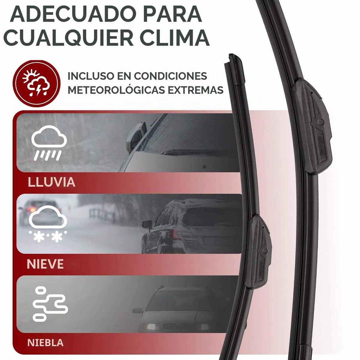 Recambo Limpiaparabrisas delantero y trasero compatible con Opel Meriva A | año de fabricación 2003 2010 (juego de 3: 600 mm/600 mm/400 mm)