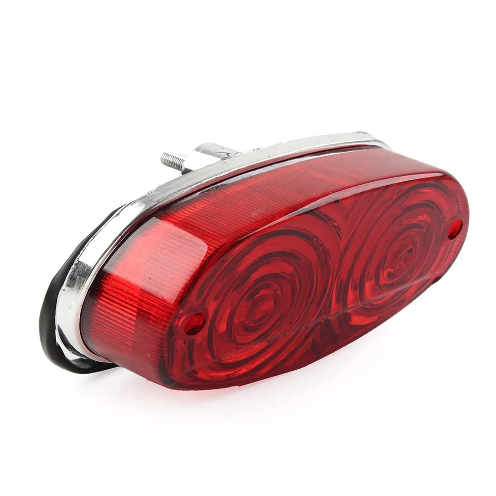SIKUAI Luz trasera de freno LED para motocicleta Universa 110 mm Para motor de 50 cc, 70 cc, 90 cc, 110 cc, 125 cc, 150 cc, 200 cc y 250 cc, ATV, Quad Bike, 4 ruedas.