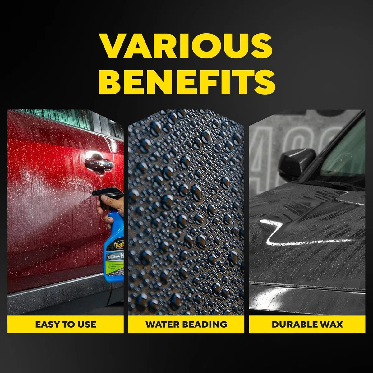 Meguiar's G190526EU Hybrid Ceramic Wax, Cera líquida con protección cerámica, 768 ml