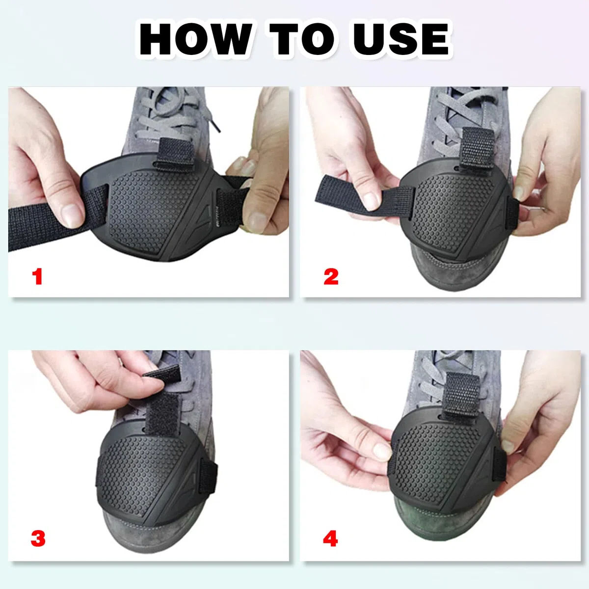 Cubrezapatos Moto, Almohadilla De Cambio De Motocicleta, Protector Zapato Moto, Almohadilla De Cambio Para Motocicleta Protectoras Para Zapatos, Funda Para Cambio De Moto Para Zapatos Botas Protector