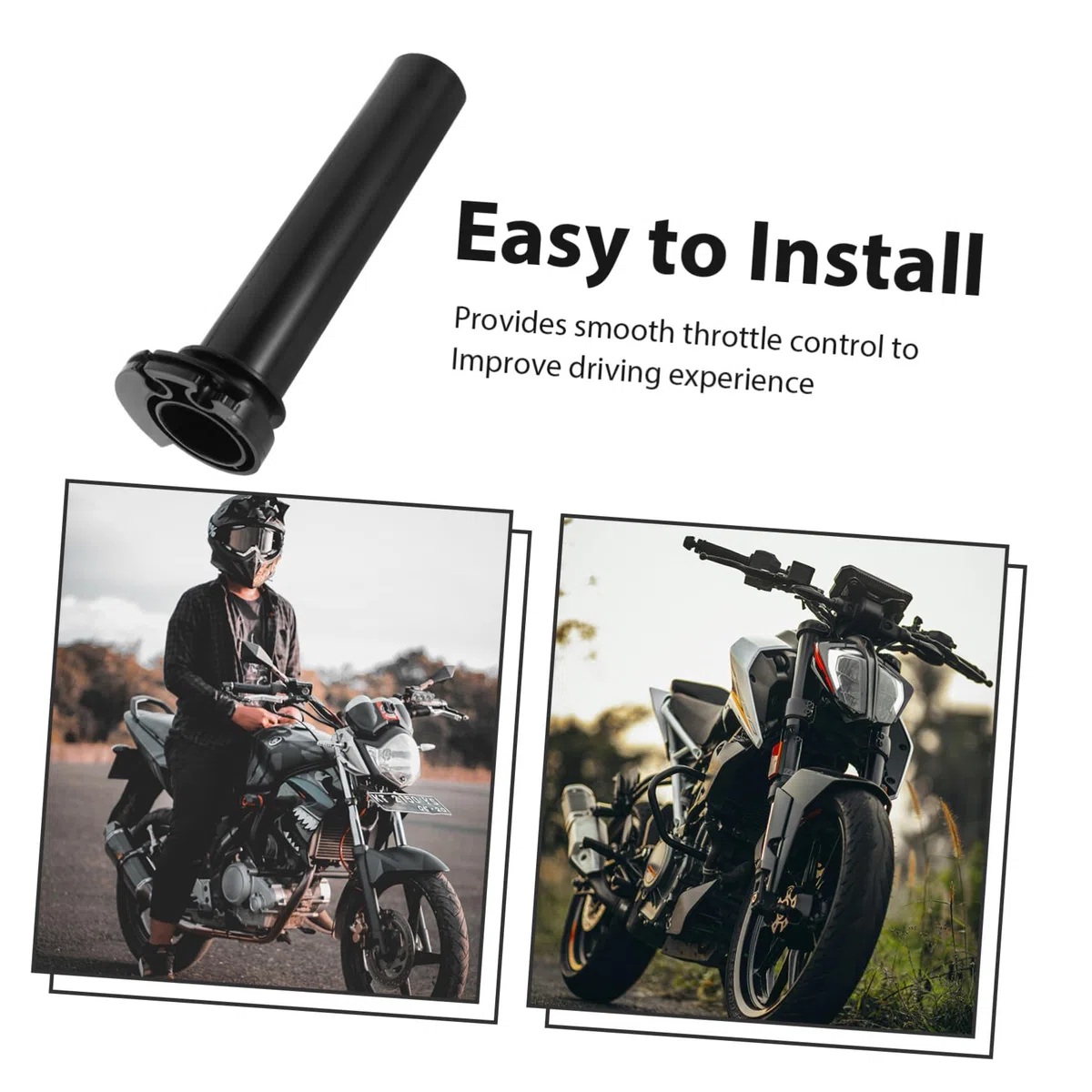 Núcleo de Empuñadura del Acelerador para Motocicleta 22/24 Mm, Conjunto de Repuesto Compatible Scooters y Motos de Cross, Pieza Durable para Mejora de Rendimiento en Conducción