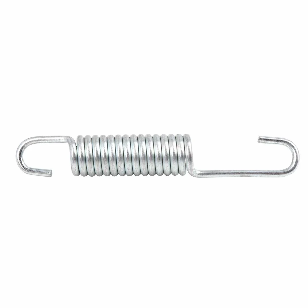 sourcing map 10.2cm Muelle Para Caballete Resorte De Retorno De Pata De Cabra Tono Plata De Soporte Lateral De Moto