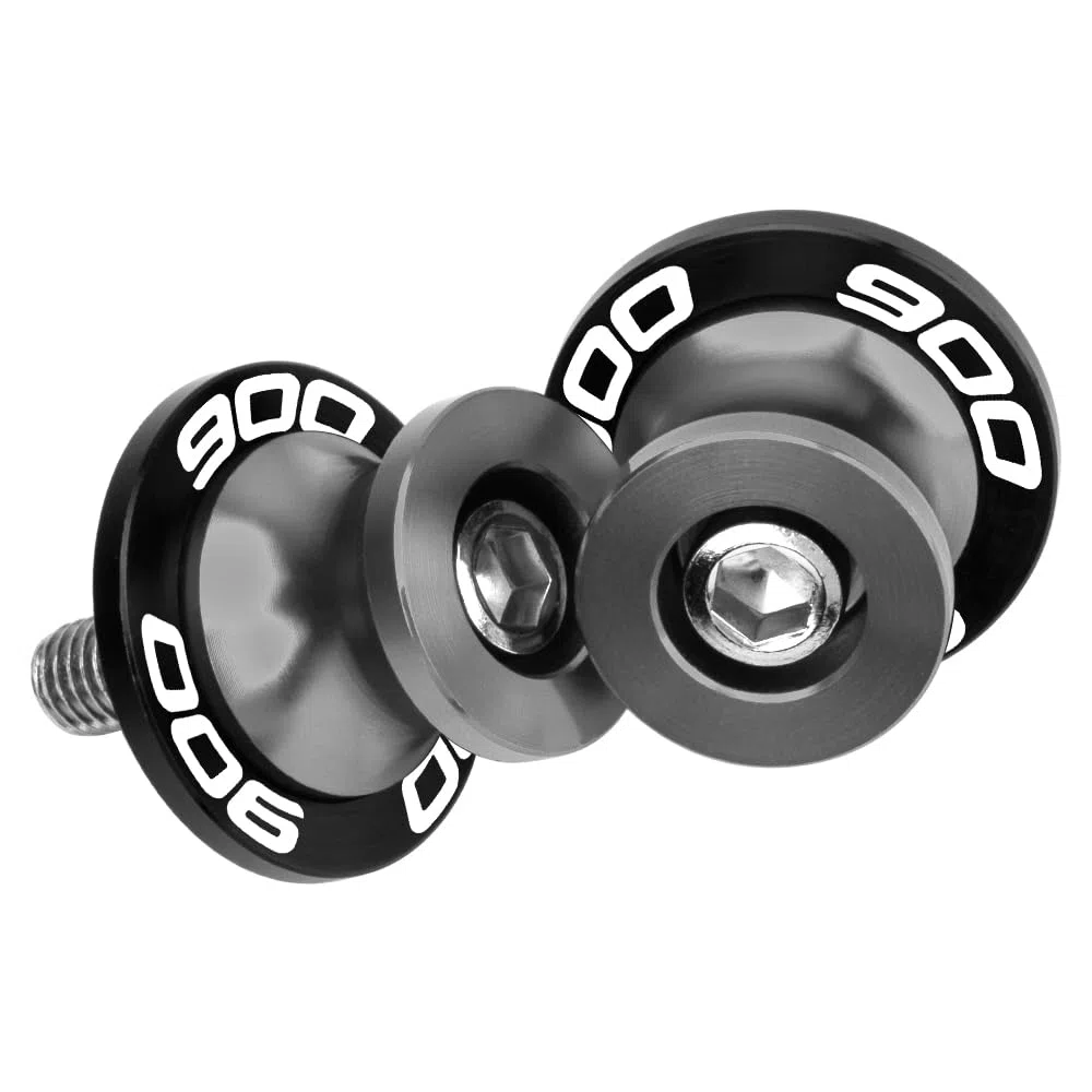 M8 Paddock Stand Bobbins para Tiger 900 2020-2024 Bobbins Bobbins Bobins Bobins Bobbins Tiger 900 Accesorios (Gris)